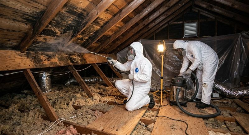 Attic Mold Remediation in Bergen County, NJ