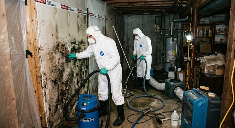 Basement Mold Remediation in Frisco, TX